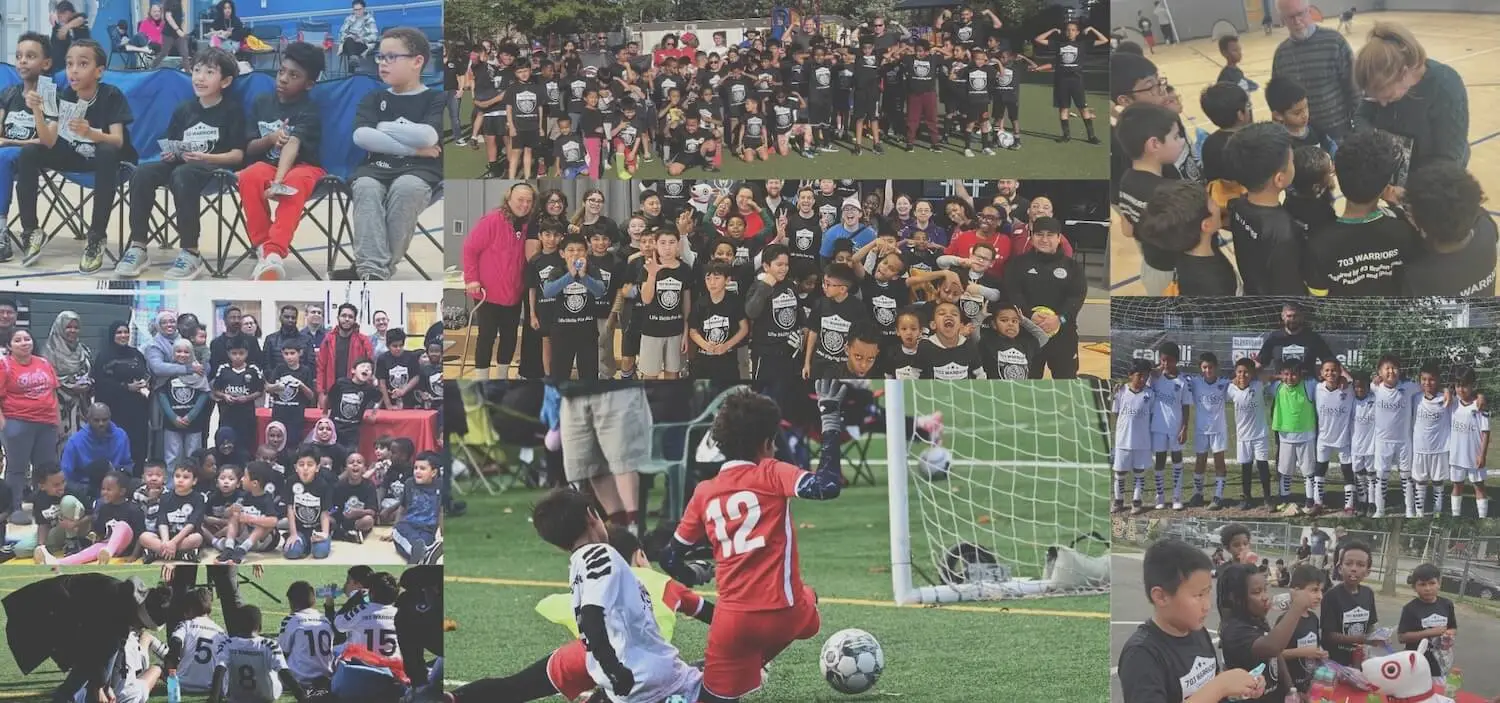 Soccer team photos and action shots