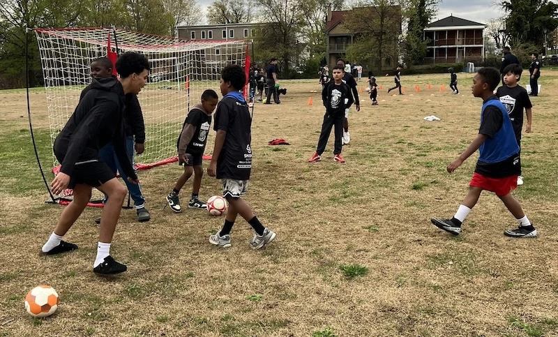 703 Warriors volunteer-led soccer session